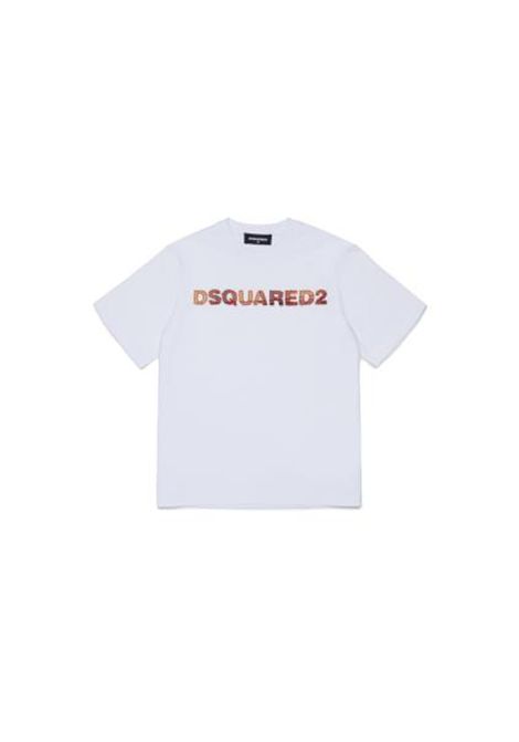 T-shirt con logo DSQUARED2 JUNIOR | DQ3560 D0AJ1DQ100
